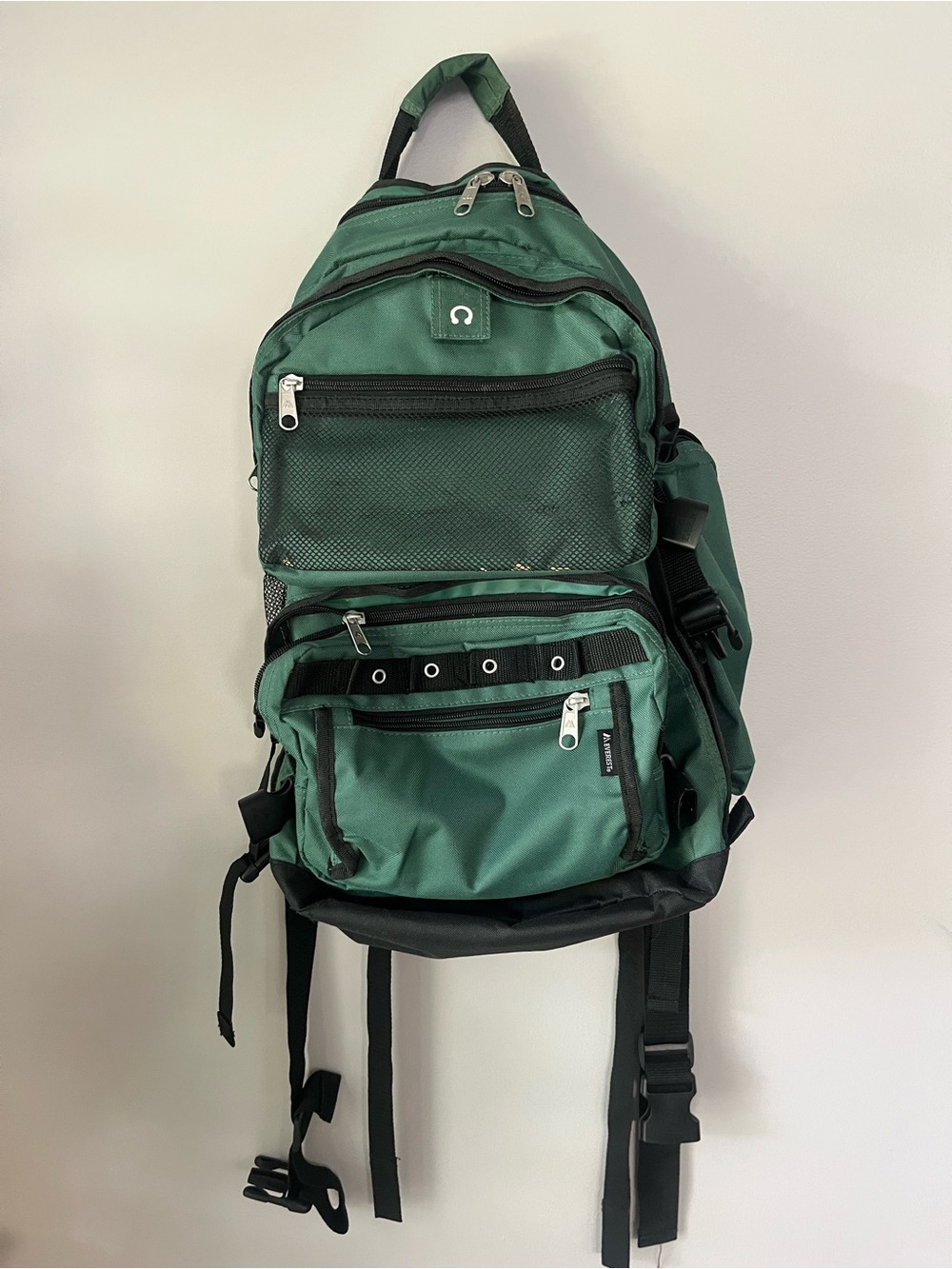 Forest Green Men's Multi-Pocket Backpack - Unbranded